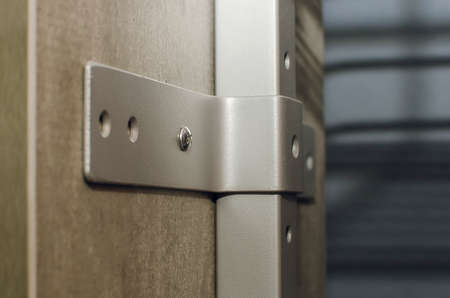 Fastening for furniture facades, close-up.の写真素材