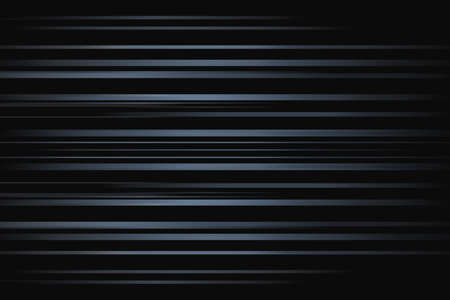 Blue horizontal glowing stripes on a black background.の写真素材