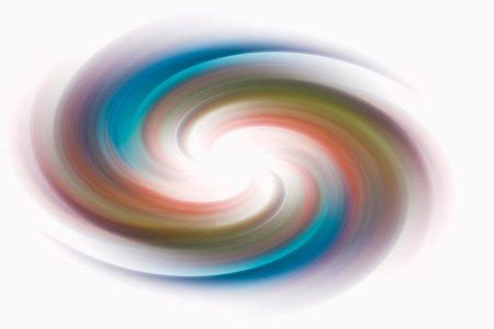 Abstract background, multicolored swirl on a white background.