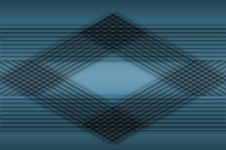 Abstract geometric 3d background for design, blue color.
