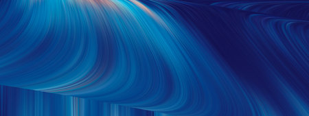 blue abstract multicolored iridescent blur background image. Wide panoramic background for web page...
