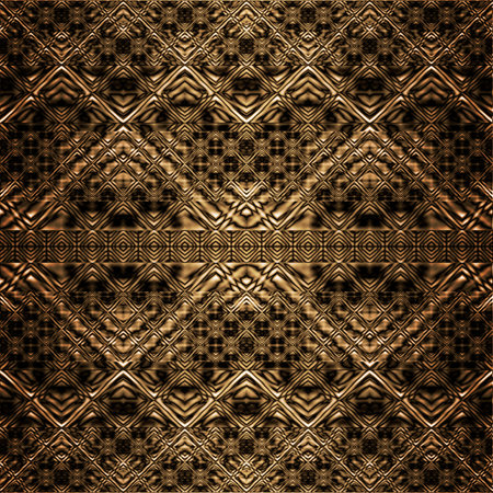 Abstract background with golden repeating elements. Oriental classic golden pattern.