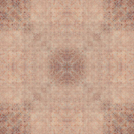 Abstract beige Pattern generative computational art illustration. Trendy seamless background for use in design, internet, web themes.の写真素材