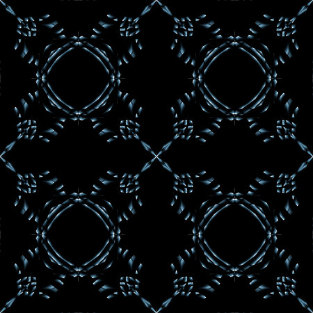 Abstract glowing pattern on a black background.