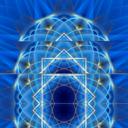 Blue geometric pattern. Abstract background for design, web.