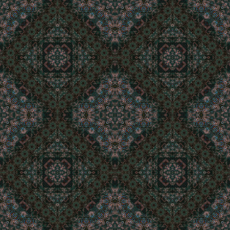multicolor seamless background with motley floral vintage pattern.