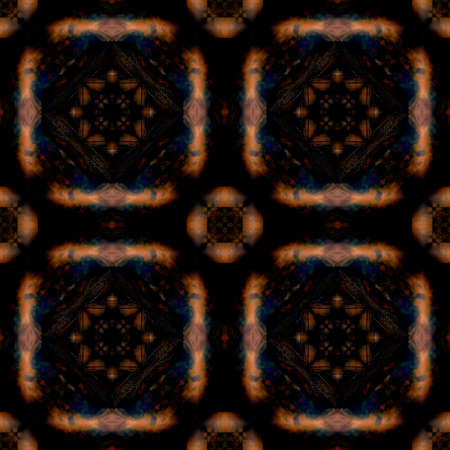 Hi-tech corporate abstract background. Geometric design in black and orange.の写真素材
