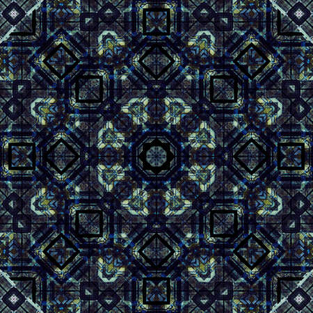 Seamless pattern with mandala ornament. Traditional Arabic, Indian motifs. Great for fabric and textile, wallpaper, packaging or any desired idea.の写真素材