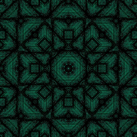 Tribal indian ethnic seamless design. Festive colorful mandala patternの写真素材