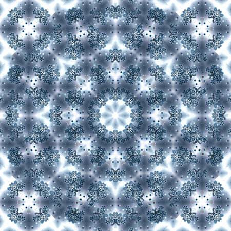 Seamless classic light colored pattern. Traditional orient ornament. Classic vintage background. Snowflakes on a white background.の写真素材