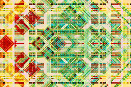 Multicolor abstract geometric background, futuristic style.の写真素材