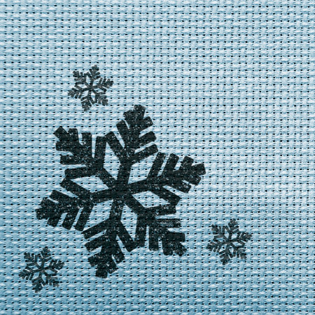 Abstract christmas background with snowflake for design, web. minimalistic style.の写真素材