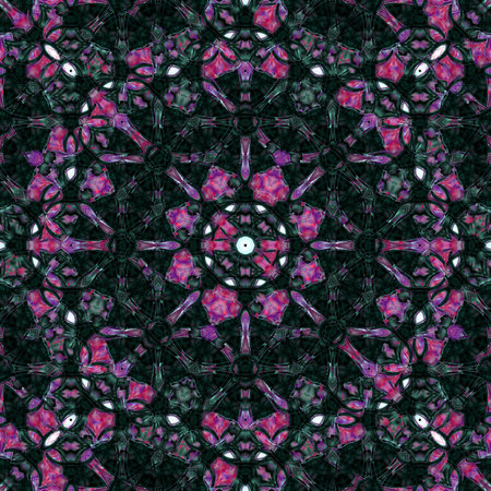 Raster abstract ethnic line art drawn background. Seamless sketchy patternの写真素材