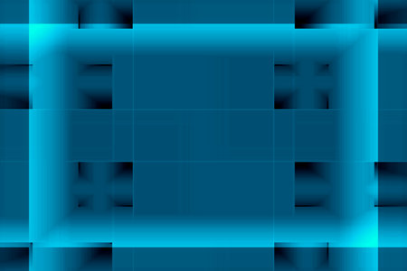 Abstract blue geometric background. Dynamic shape composition. Place for text, copyspace.の写真素材