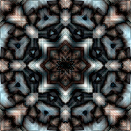 ornate pattern with floral elements. Oriental ornament. Colorful template for carpet. Design for textiles, shawl. Beautiful background in a futuristic style.の写真素材