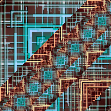 pattern in geometric ornamental style.の写真素材
