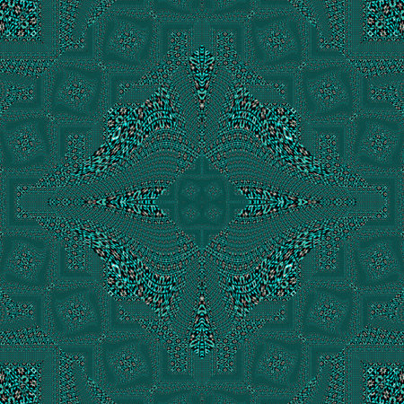 Beautiful Colorful abstract geometric ornament.
