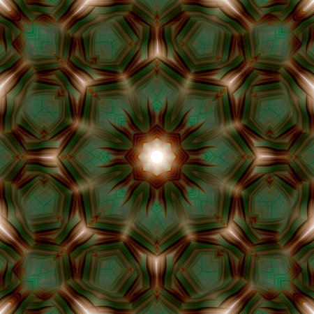 Abstract kaleidoscope background. Beautiful kaleidoscope seamless pattern. Multicolor mosaic texture. Seamless kaleidoscope texture. Unique kaleidoscope design.の写真素材