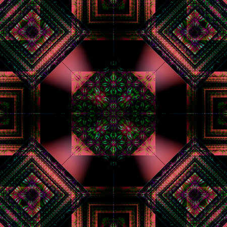 Creative geometric colorful bright background with patterns. Design for prints, posters, cards, etc.の写真素材