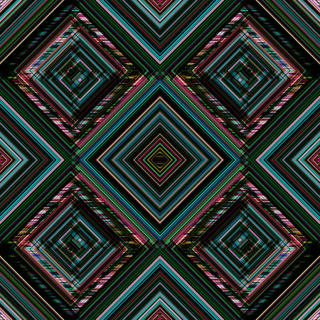 Tech abstract background with multicolor diamonds.の写真素材
