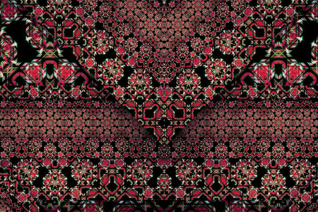 Beautiful abstract geometric pattern in burgundy color. Fashionable background for design, web.の写真素材