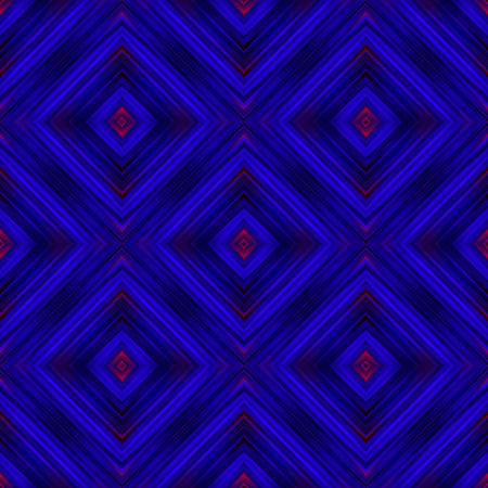 Blue and red geometric seamless pattern with rhombuses. Abstract background for design, web, print.の写真素材