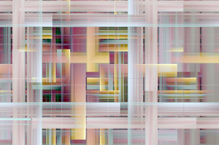 abstract pattern with the image of geometric elements and stripesの写真素材