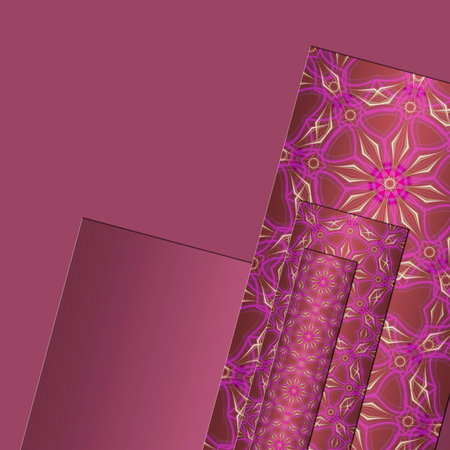 Gradient Geometry. Minimalist Fusion of geometric pattern, Crafting Serene, Captivating Abstract Backgroundの写真素材