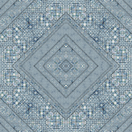 Abstract symmetrical background of gray geometric shapes. Pattern for decoration design. digital...