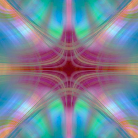 Seamless background pattern. Abstract geometric pattern with symmetric ornament.の写真素材