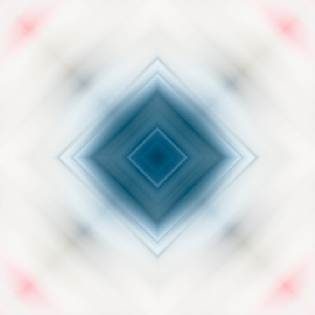 Blue rhombus with gradient on a white background. Beautiful abstract pattern.の写真素材