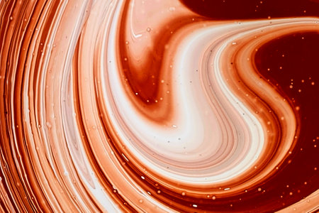 Abstract brown and white - light brown background with beautiful smudges and stains. brown fluid textureの写真素材