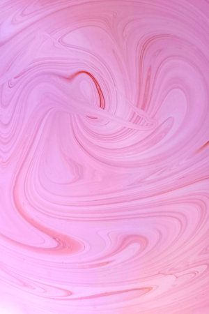 Marble texture. pink painted waves. Modern artistic design.