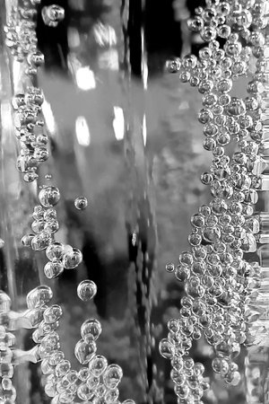 White water with ripples on the surface. Defocus blurred transparent white colored clear calm water...
