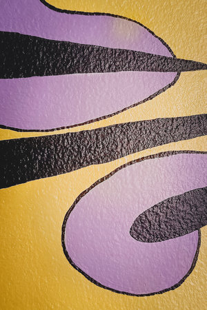 Abstract pattern painted with paint. Textured background. Vertical photo.の写真素材