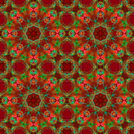 Geometric kaleidoscope multicolored abstract background.の写真素材