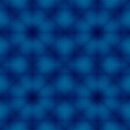 Abstract blue shape flowers geometric basic motif pattern continuous background. Oriental style damask floral tile modern lux fabric design textile swatch ladies dress, man shirt all over print block.の写真素材