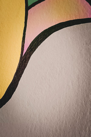 Abstract pattern painted with paint. Textured background. Vertical photo.の写真素材