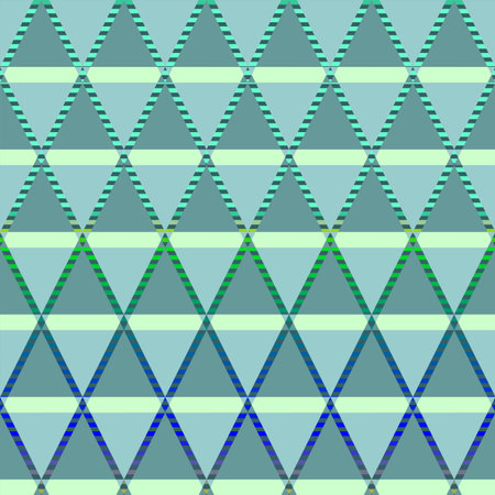 The ornamental rhombs with triangles
