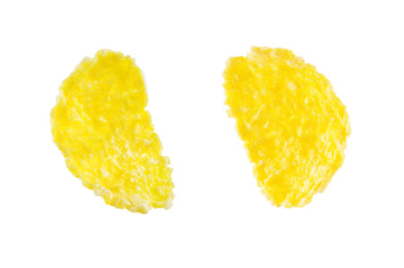 Corn flakes on a white isolated