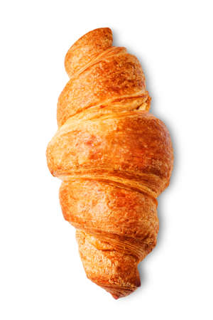 Croissant on a white isolated background. toning. selective focusの写真素材