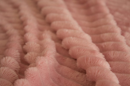 soft pink plaid, soft texture, cozy home concept. close-up, minimalism concept.