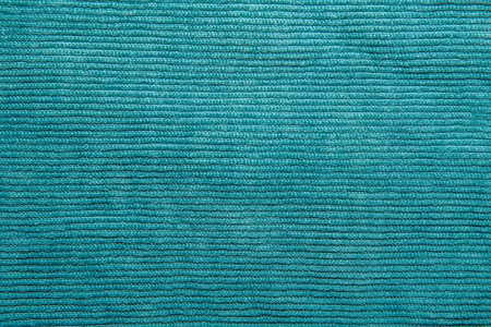 Ribbed green blue corduroy texture backgroundの写真素材
