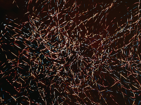 Abstract long exposure, speed lines motion. Abstract backgroundの写真素材