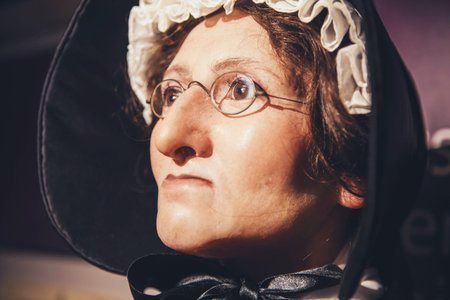 London, United Kingdom - August 24, 2017: Marie Tussaud in Madame Tussauds wax museum in Londonのeditorial素材