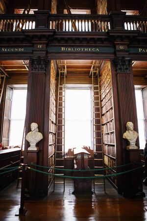 Dublin, Ireland - June 24, 2019: The Long Room interior Of The Old Library At Trinity Collegeのeditorial素材