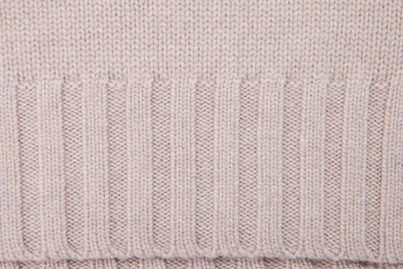 Warm sweater background texture close-up. Autumn, winter clothes. light industryの写真素材