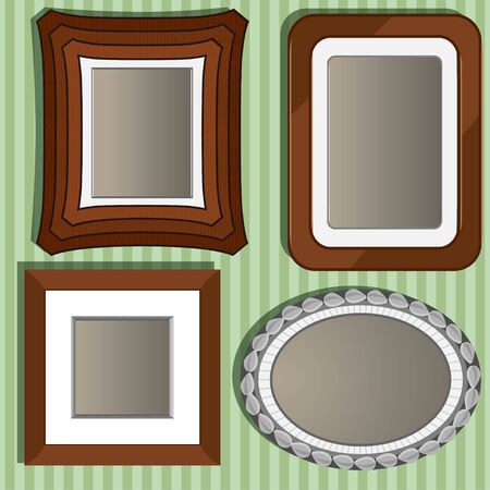 Set of frame for a photoのイラスト素材