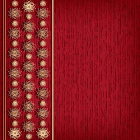 classic background with golden flowers のイラスト素材