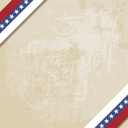 old paper background with striped ribbons - vector illustrationのイラスト素材